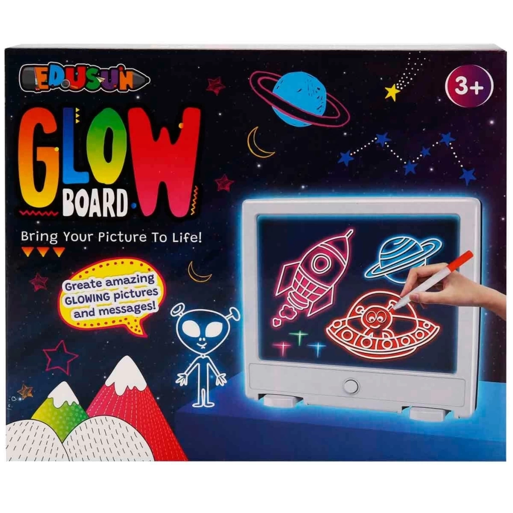 Nessiworld Doodle Karanlıkta Parlayan Yazı Tahtası