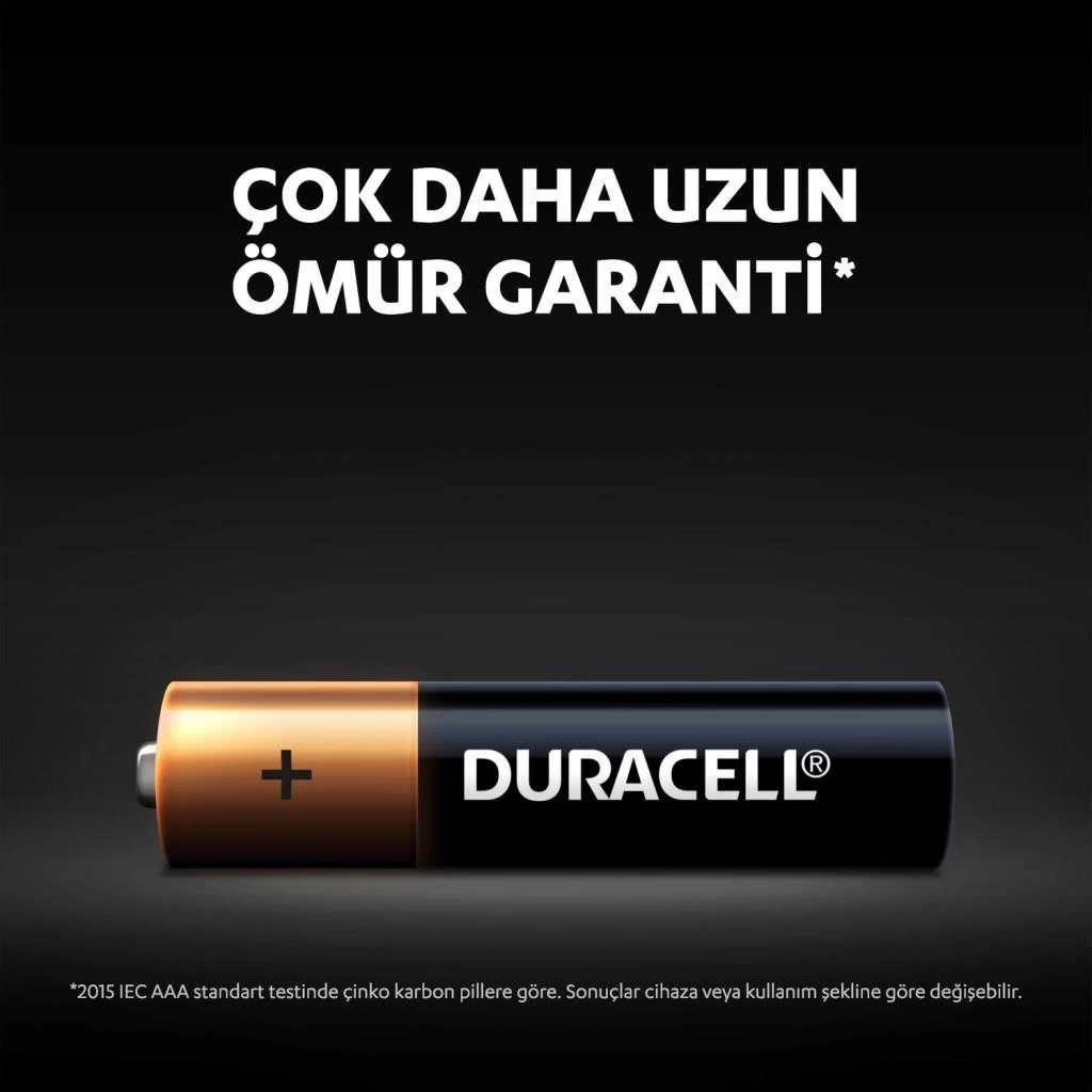 Nessiworld Duracell 4Lü AAA İnce Kalem Pil