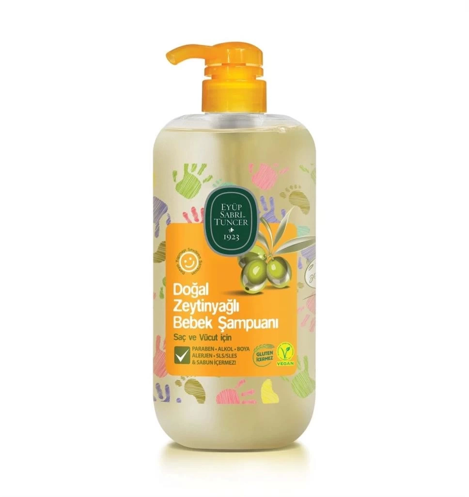 Nessiworld  Eyüp Sabri Tuncer Doğal Zeytinyağlı Bebek Şampuanı 600ml