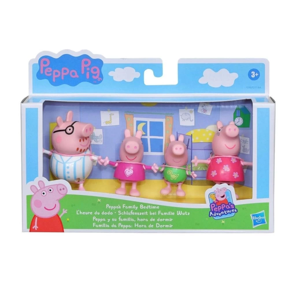Nessiworld F2171 Peppa Pig ve Ailesi 4lü Figür Seti +3 yaş