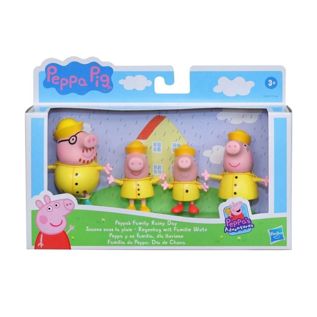 Nessiworld F2171 Peppa Pig ve Ailesi 4lü Figür Seti +3 yaş
