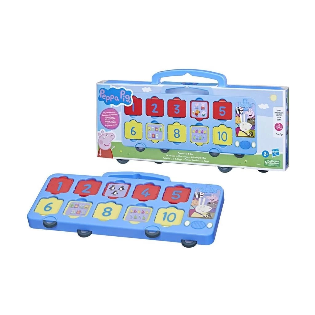 Nessiworld F6411 Peppa Pig ile Öğreniyorum - Okul Otobüsü +3 yaş