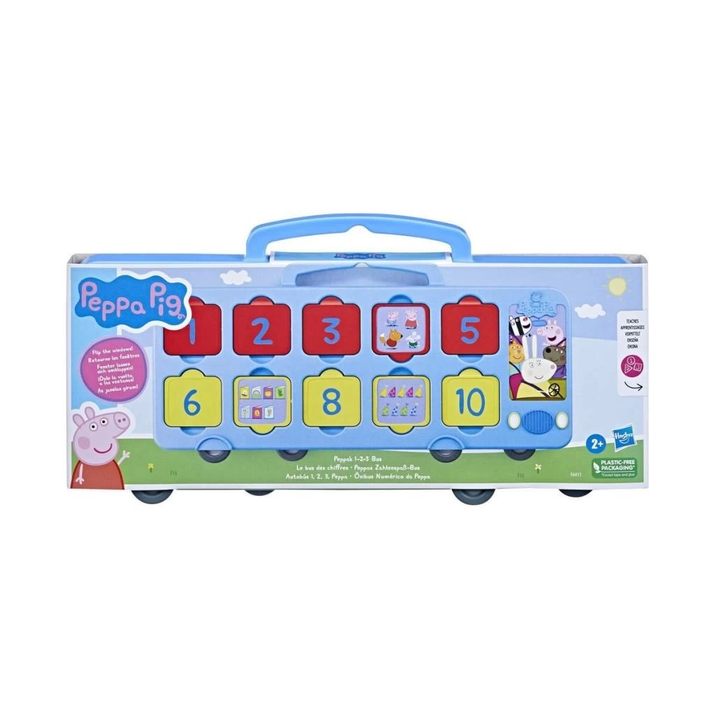 Nessiworld F6411 Peppa Pig ile Öğreniyorum - Okul Otobüsü +3 yaş