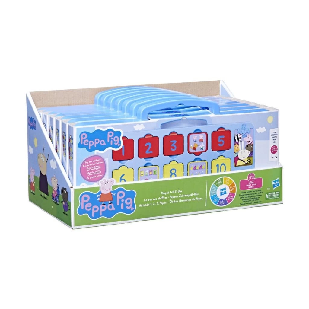 Nessiworld F6411 Peppa Pig ile Öğreniyorum - Okul Otobüsü +3 yaş