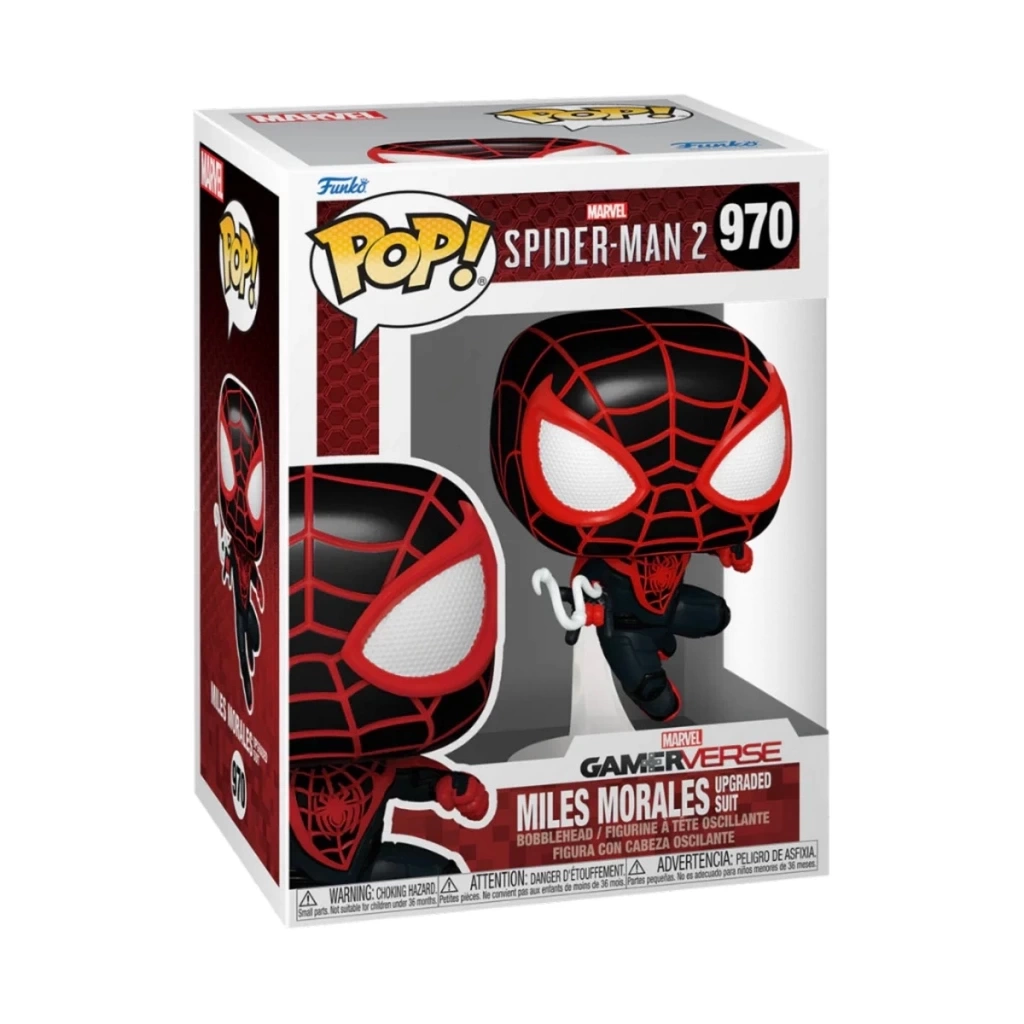 Nessiworld Funko POP Games Spider-Man 2  Miles Morales (Upgraded Suit)