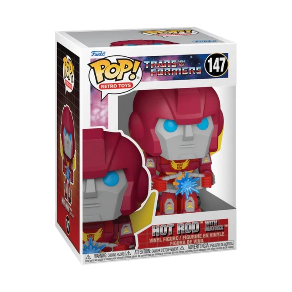 Nessiworld  Funko POP Transformers: Hot Rod w/Matrix