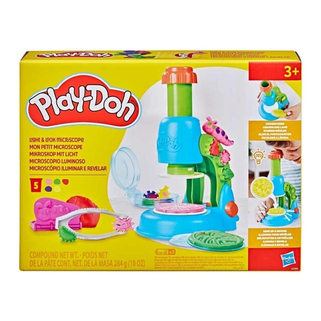 Nessiworld G0494 Play-Doh Işıklı Mikroskop Oyun Seti +3 yaş