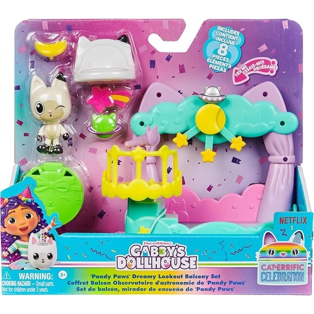 Nessiworld Gabbys Dollhouse Balkon Takımı Figür Set