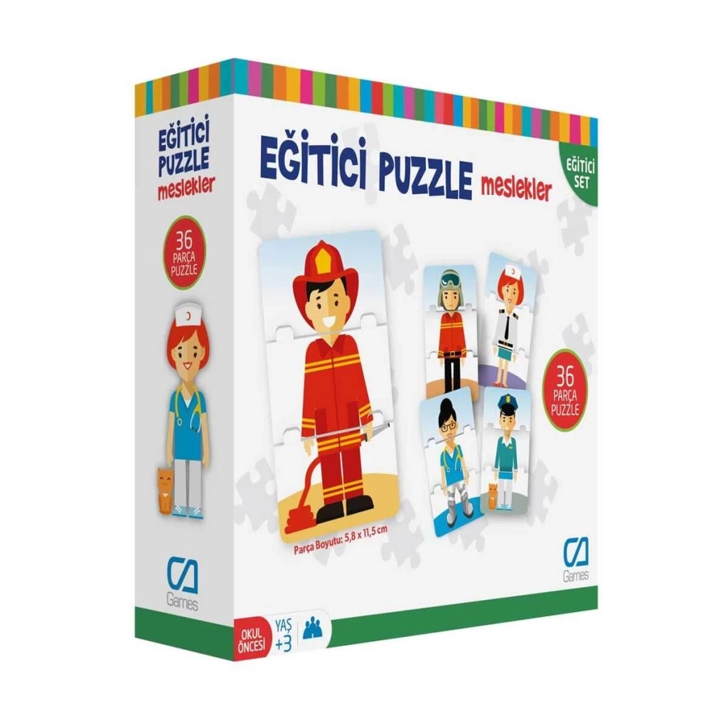 Nessiworld  Games Eğitici Puzzle Meslekler 36 Parça 5030