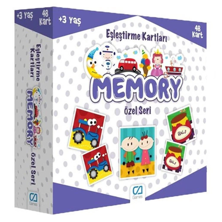 Nessiworld  Games Memory Eşleştirme Kartları Özel Seri 48 Kart 5039