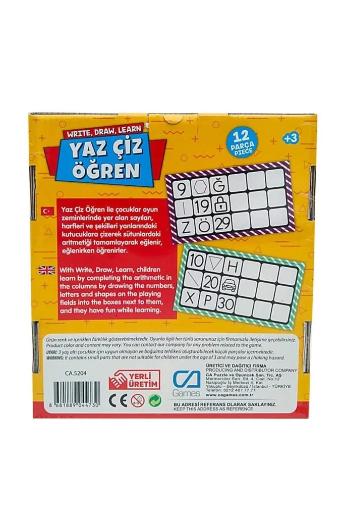 Nessiworld Games Yaz Çiz Öğren 5204