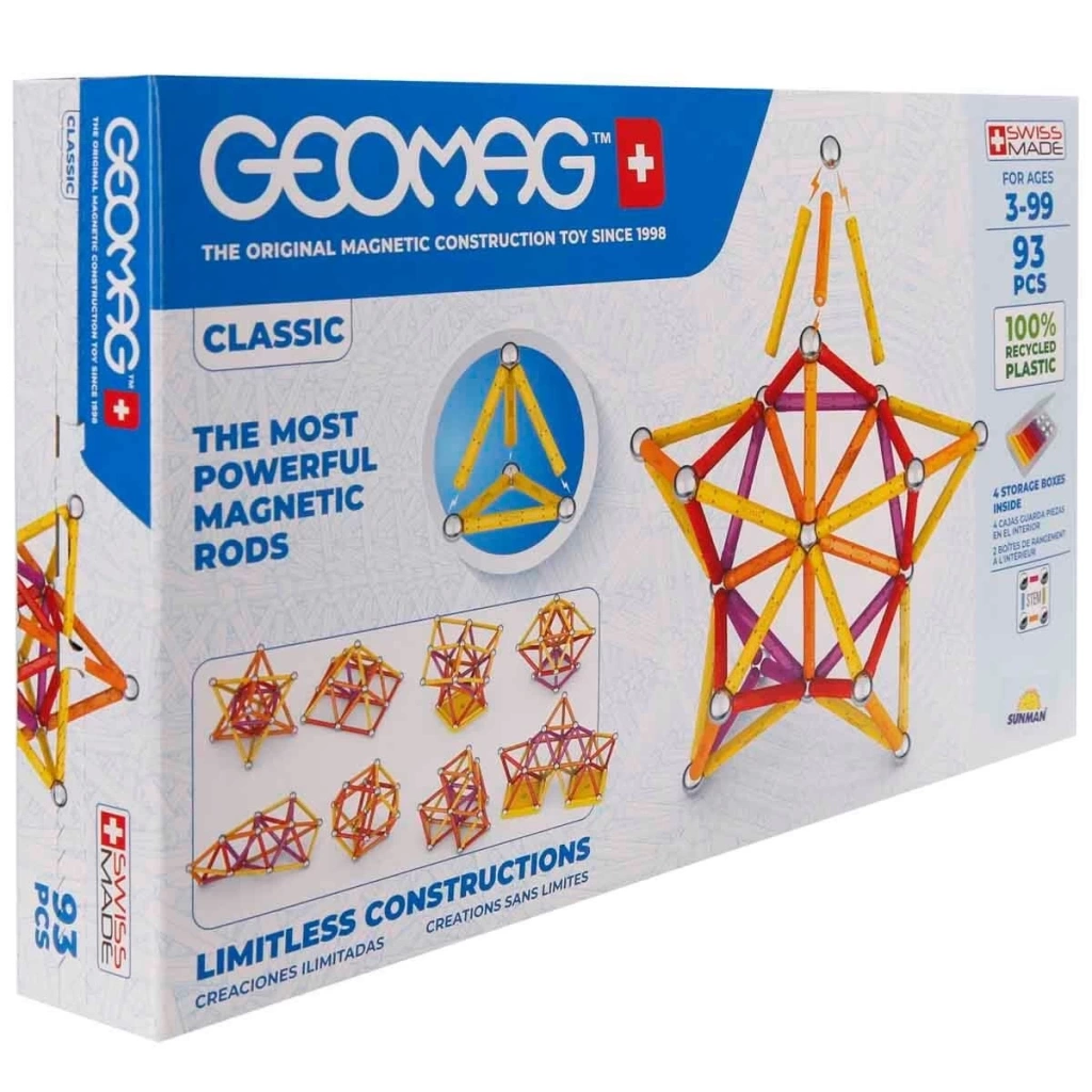 Nessiworld Geomag Classic Manyetik Zeka Oyunu 93 Parça S00000273