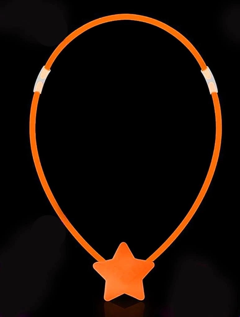 Nessiworld   Glow Stick Yıldız Kolye - Glow Kolye - Glow Stick Partisi Yıldız Kolye 6 Adet