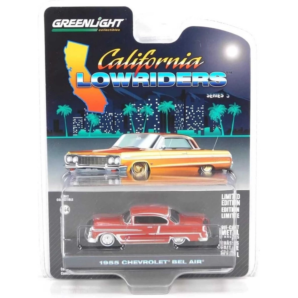 Nessiworld Greenlight 1/64 California Lowriders Series 5 - 1955 Chevrolet Bel Air