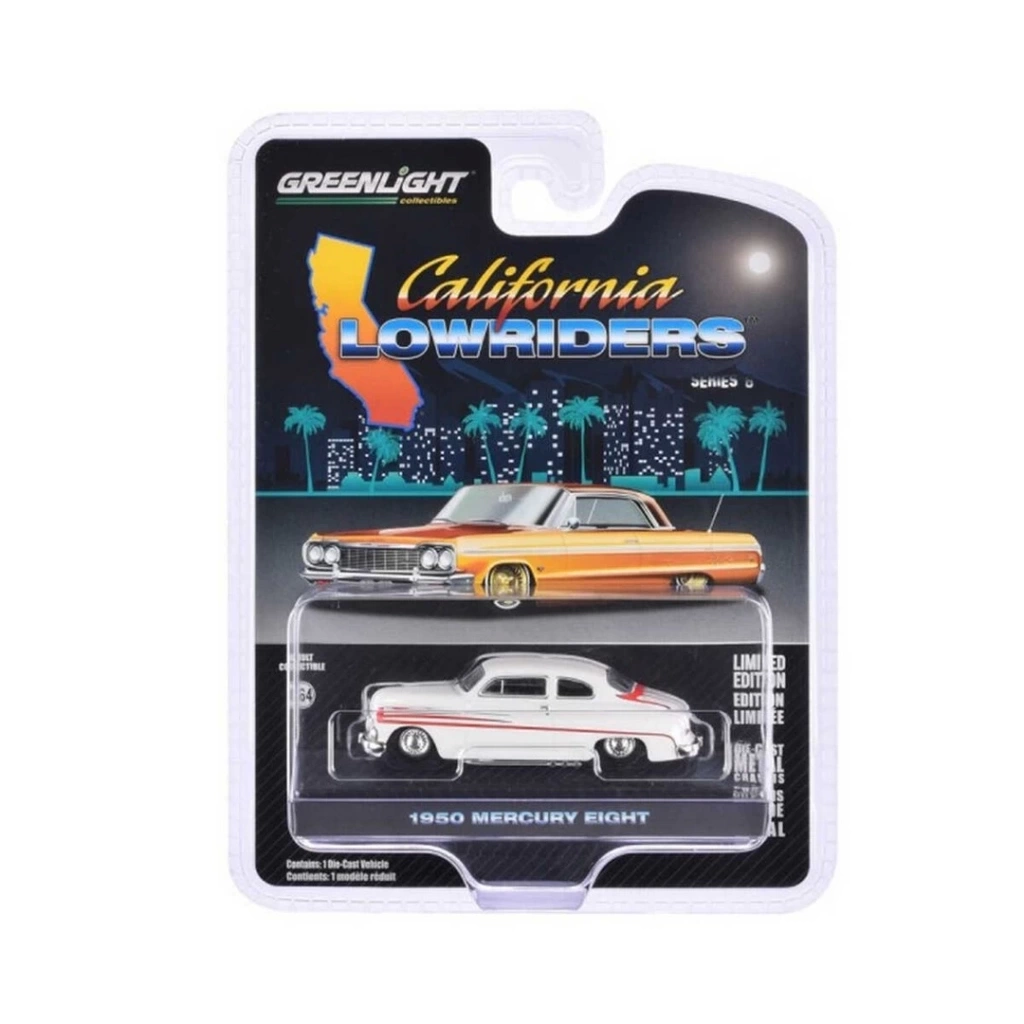 Nessiworld Greenlight 1/64 California Lowriders Series 6- 1950 Mercury Eight Coupe