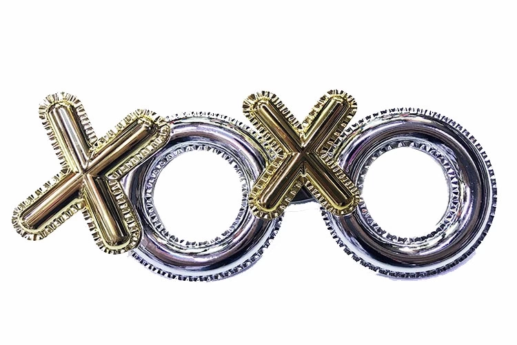 Nessiworld Gümüş Renk Xoxo Yazılı Parti Gözlüğü 17x7 cm