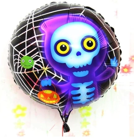 Nessiworld Halloween İskelet Hayalet Folyo Balon 18 inç