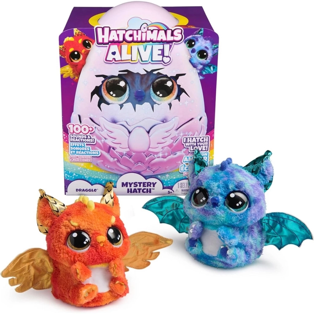 Nessiworld Hatchimals Peluş Simli Draggle