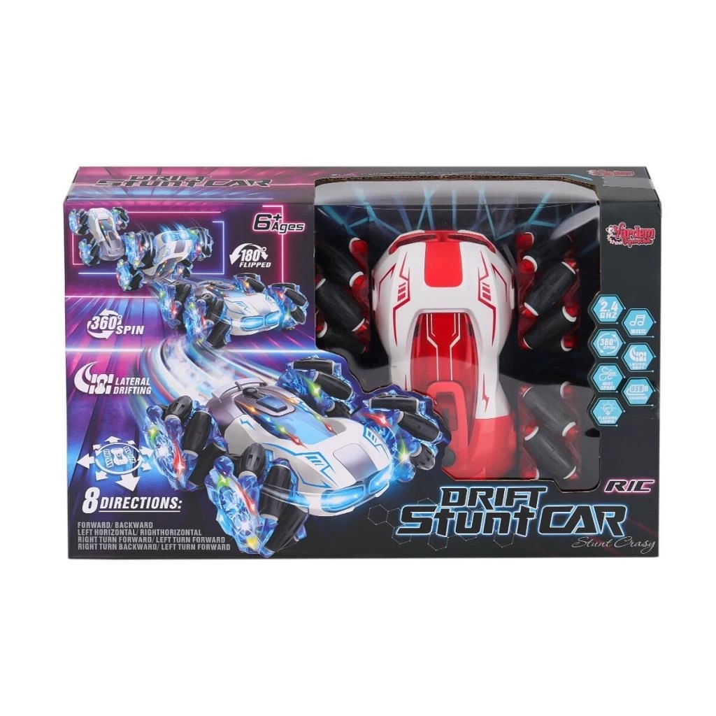 Nessiworld HG4-33 Kumandalı Müzikli Işıklı Drift Stuntu Akrobat Araba -Vardem