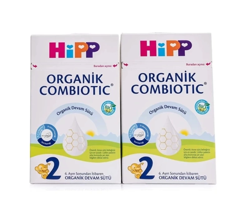 Nessiworld Hipp 2 Organik Combiotic Bebek Sütü 800 Gr X2 Islak Mendil Hediyeli