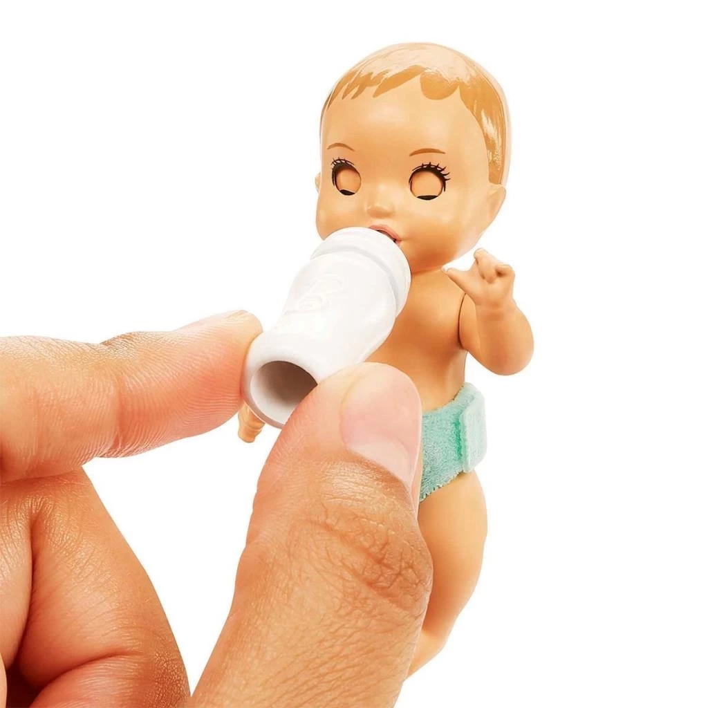 Nessiworld  HJY33 Mavi Saçlı Skipper Bebek Bakıcısı  ve Oyun Seti