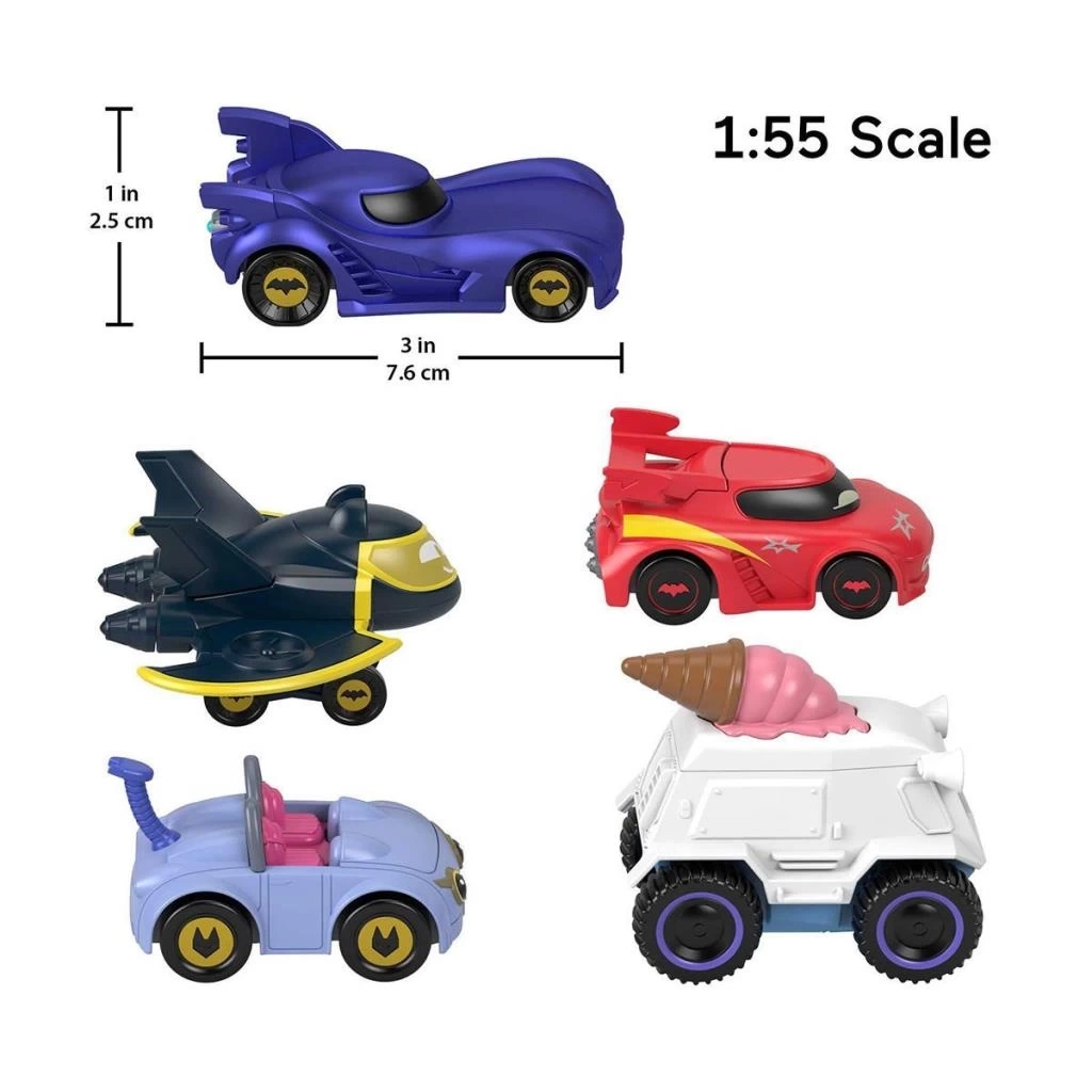 Nessiworld HML20 Fisher-Price Batwheels Çoklu Araç Paketi