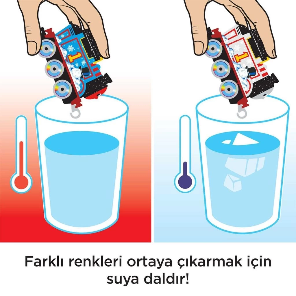 Nessiworld  HNP82 Thomas ve Arkadaşları - Renk Değiştiren Küçük Trenler 3lü Paket