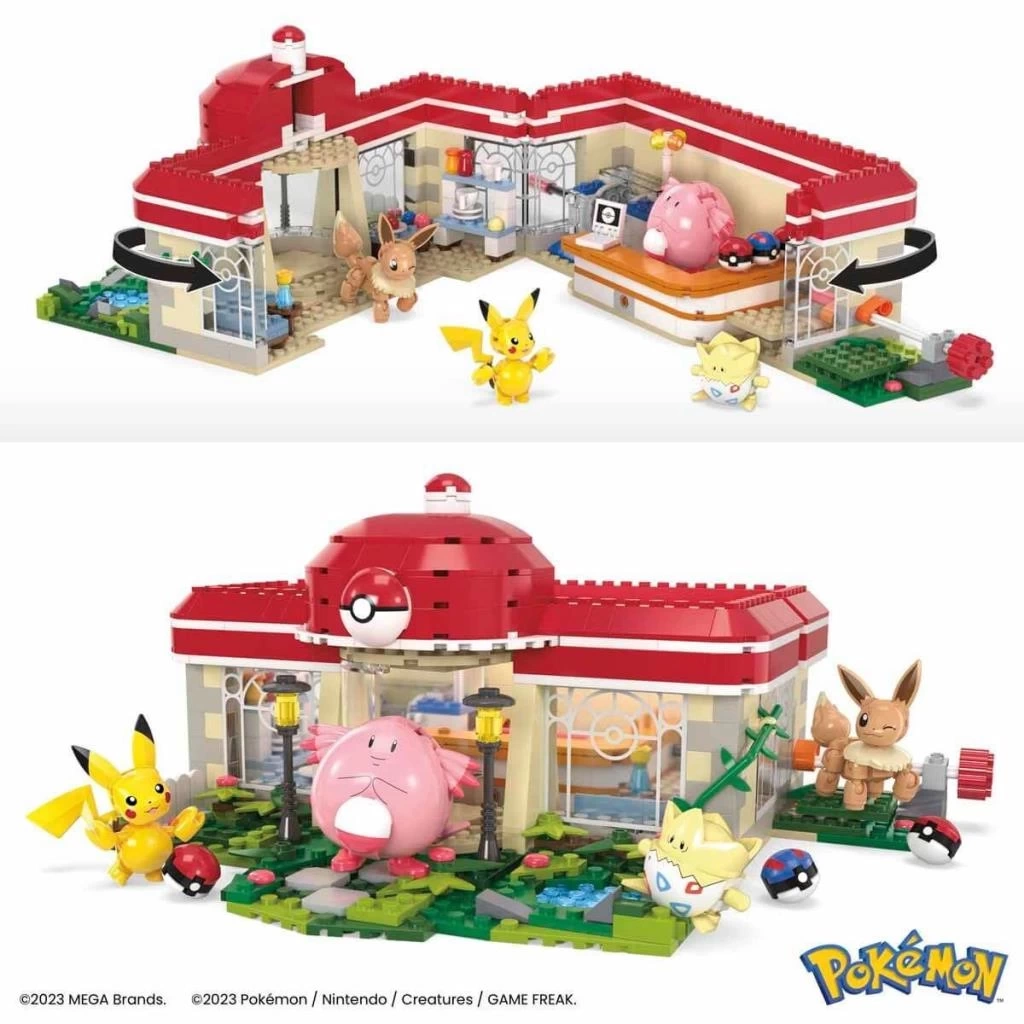 Nessiworld HNT93 MEGA Pokémon™ Pokémon Dinlenme Tesisi 648 parça +8 yaş