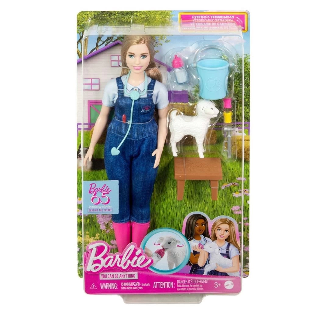 Nessiworld  HRG42 Barbie 65. Yıl Deluxe Kariyer Bebekleri - Veteriner