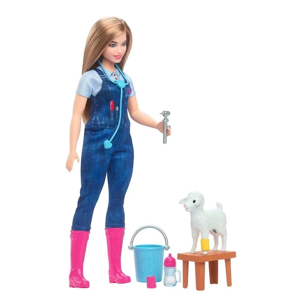 Nessiworld  HRG42 Barbie 65. Yıl Deluxe Kariyer Bebekleri - Veteriner