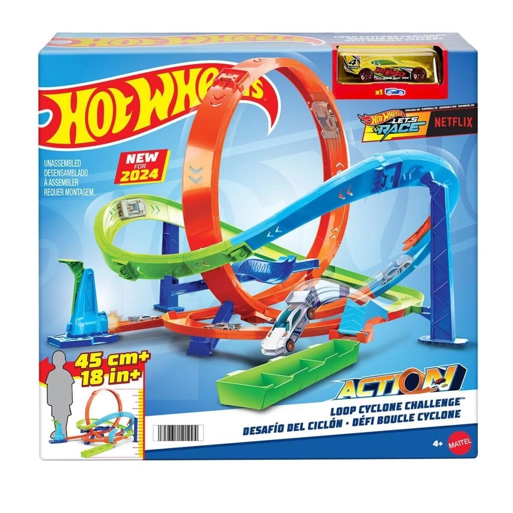 NessiWorld HTK16 Hot Wheels Bumerang Çemberli Yarış Pisti