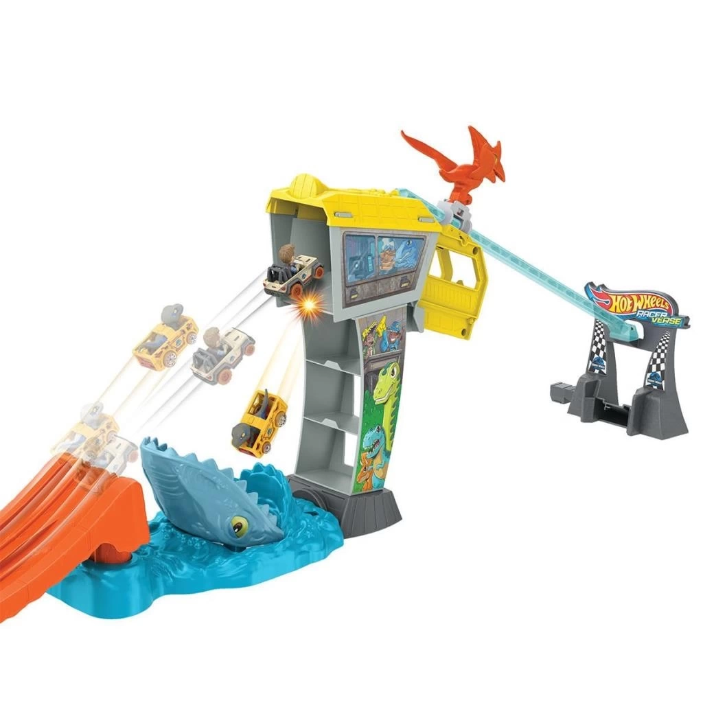 Nessiworld HTP12 Hot Wheels Racerverse Jurassic Pist Seti