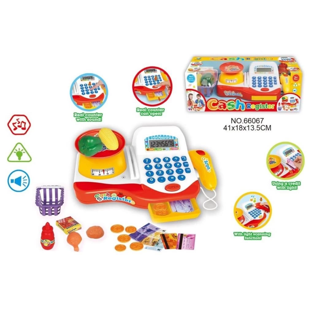 Nessiworld HUA-66065-66067 Işıklı ve Sesli Sesli Yazarkasa -Vardem