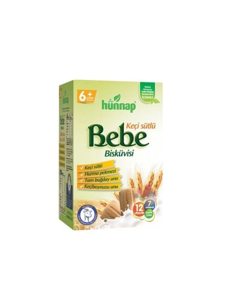 Nessiworld  Hünnap Keçisütlü Vitaminli Bebe Bisküvisi 400 Gr