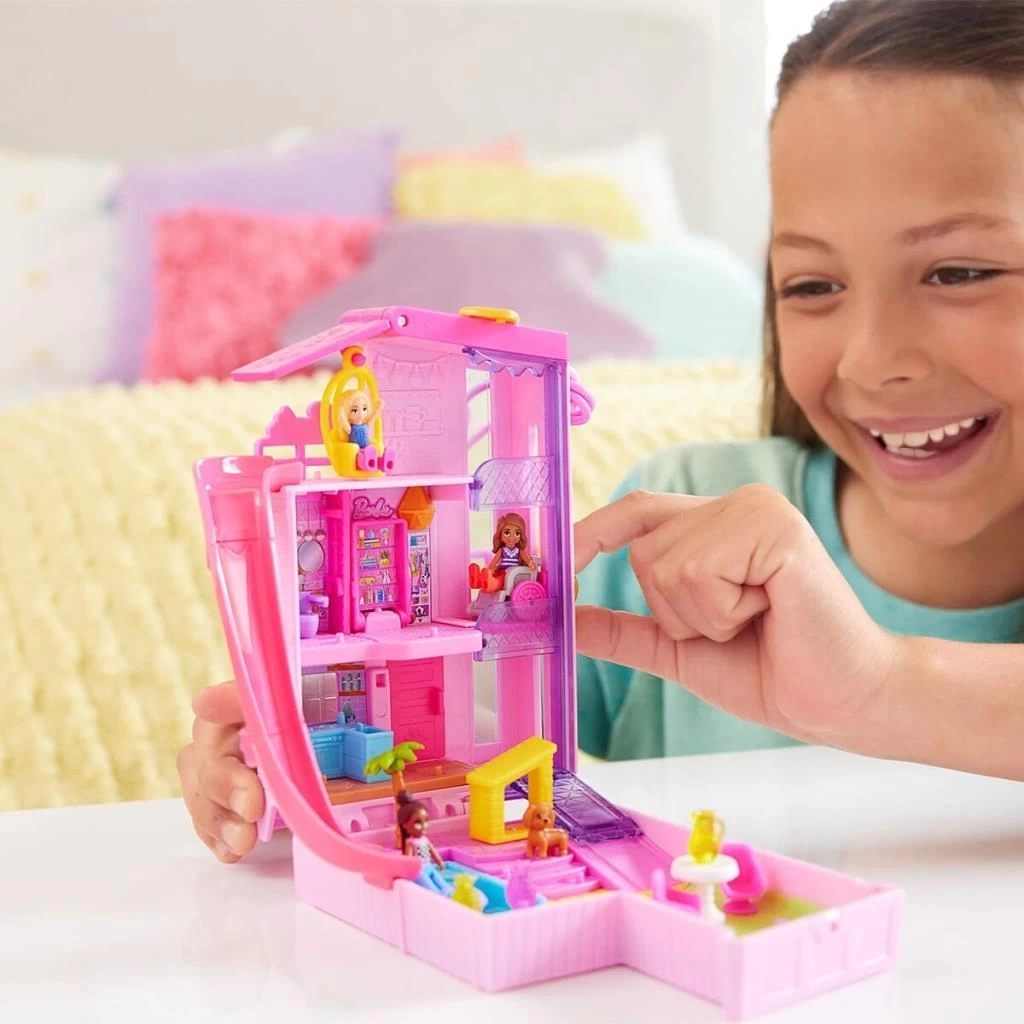 Nessiworld HWP11 Polly Pocket Barbienin Evi Temalı Mikro Oyun Seti