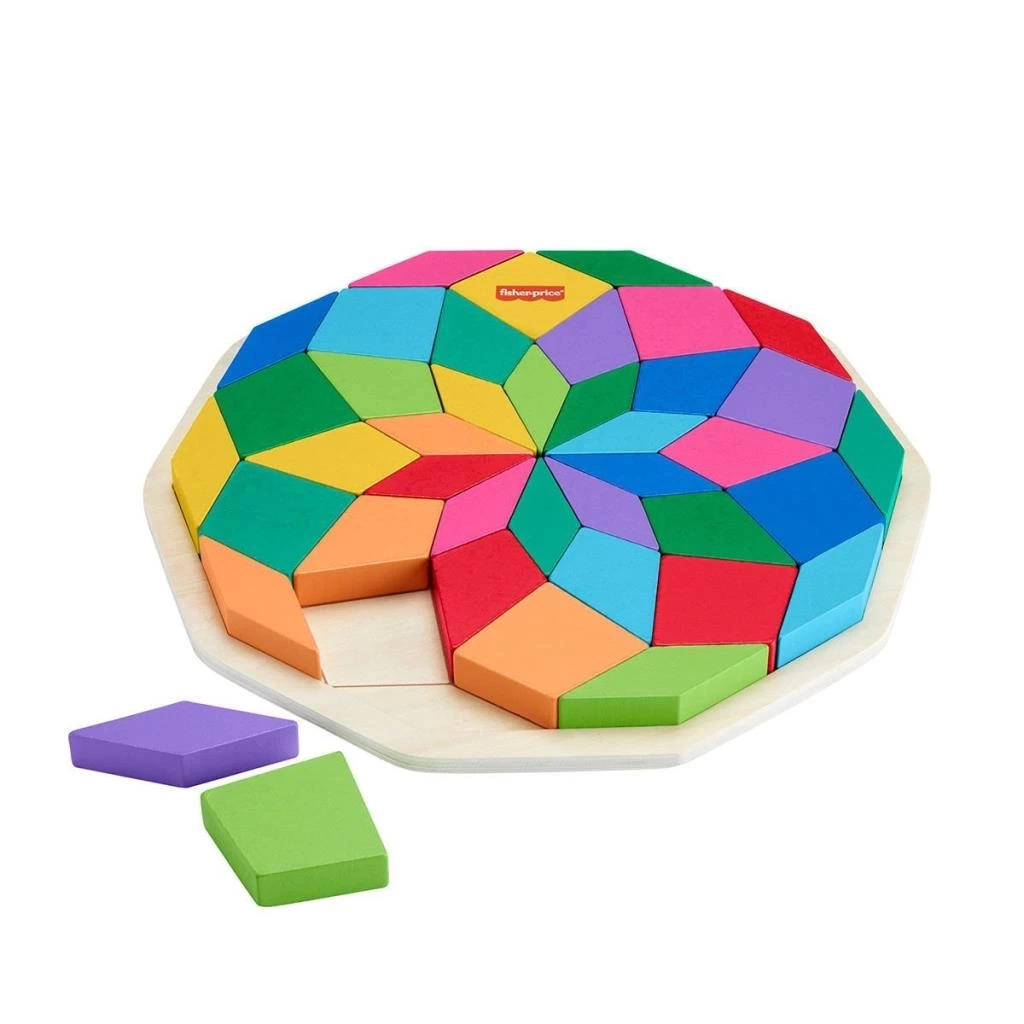 Nessiworld HXT94 Fisher-Price Ahşap Mandala Yapboz