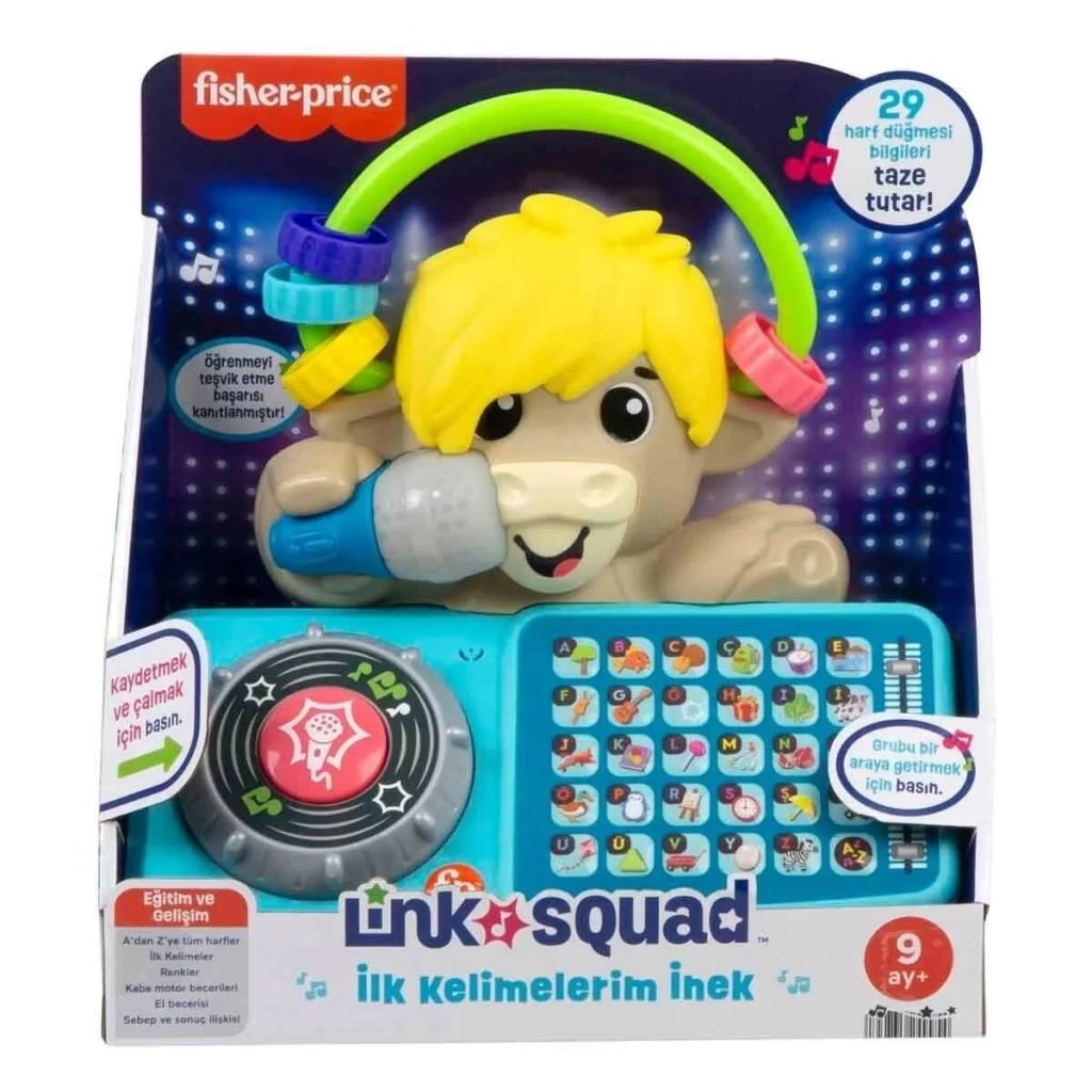 Nessiworld HYL26 Fisher-Price Lync Squad İlk Kelimelerim İnek