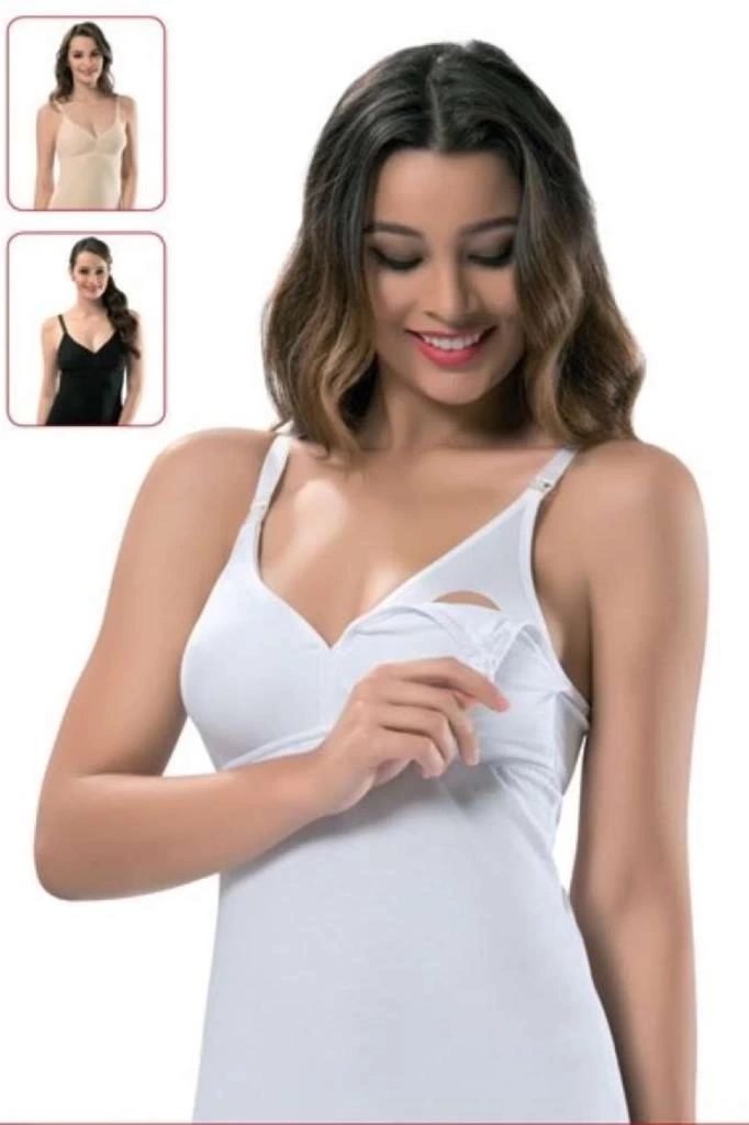 Nessiworld İmer Emzirme Atleti 1268 Cream