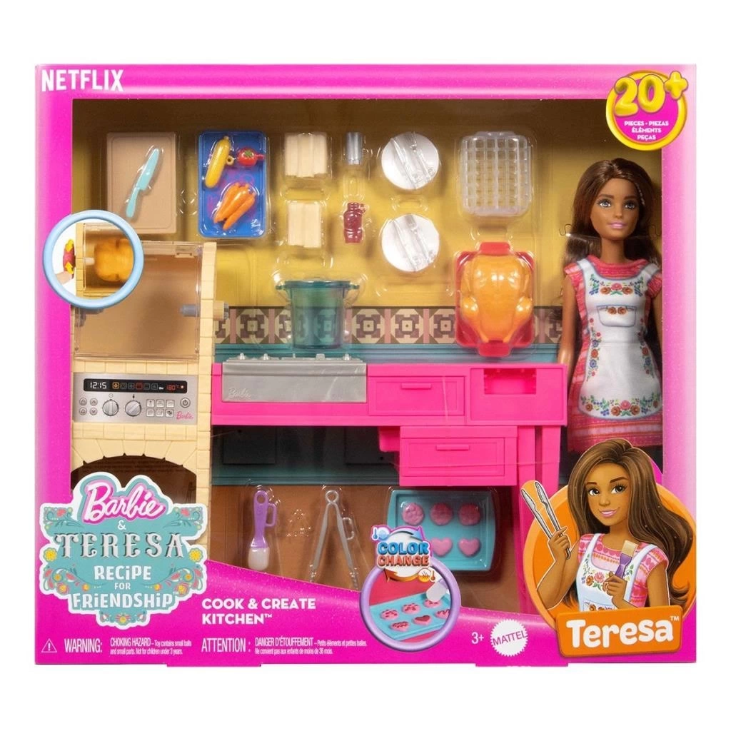 Nessiworld JCT06 Teresa ve Mutfağı Oyun Seti - Barbie and Teresa Recipe for Friendship