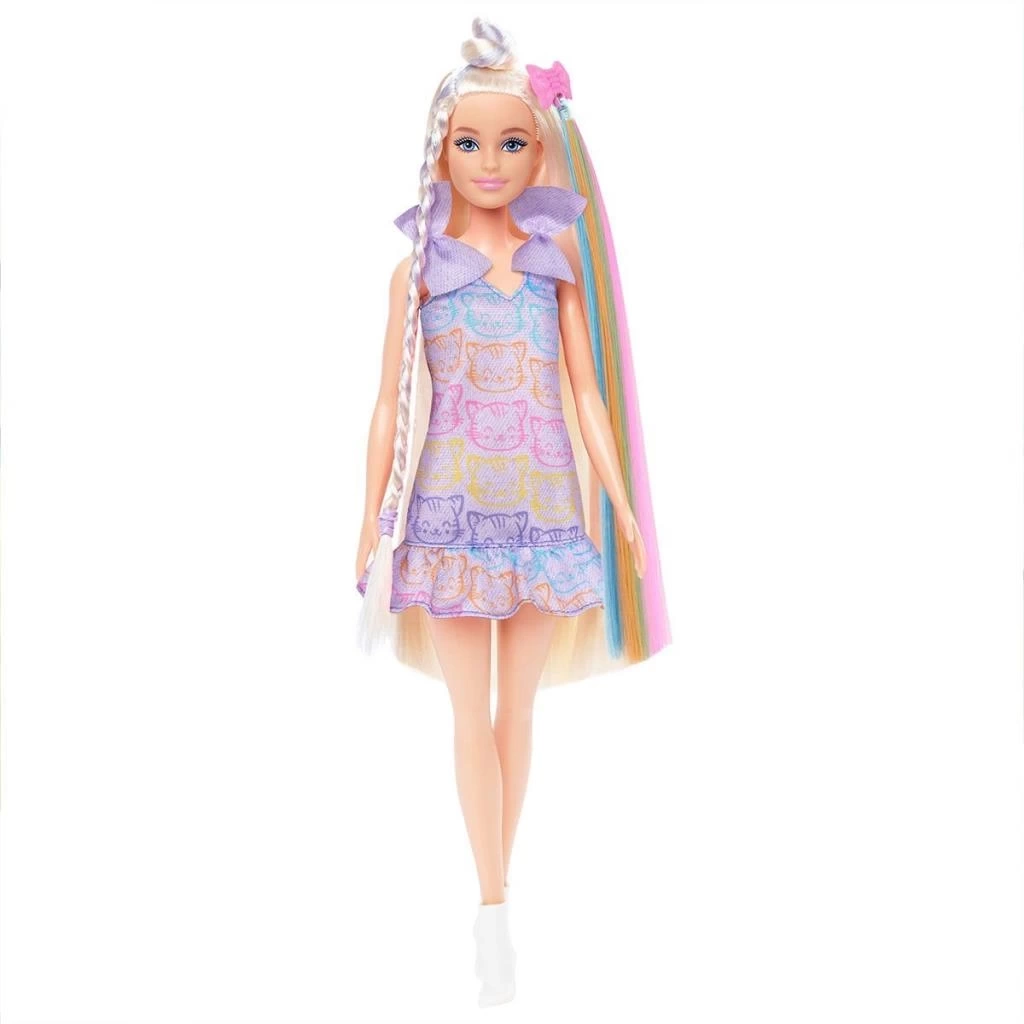 Nessiworld  JCT72 Barbie Upuzun Muhteşem Saçlı Bebek - Saç Tasarım Oyun Seti