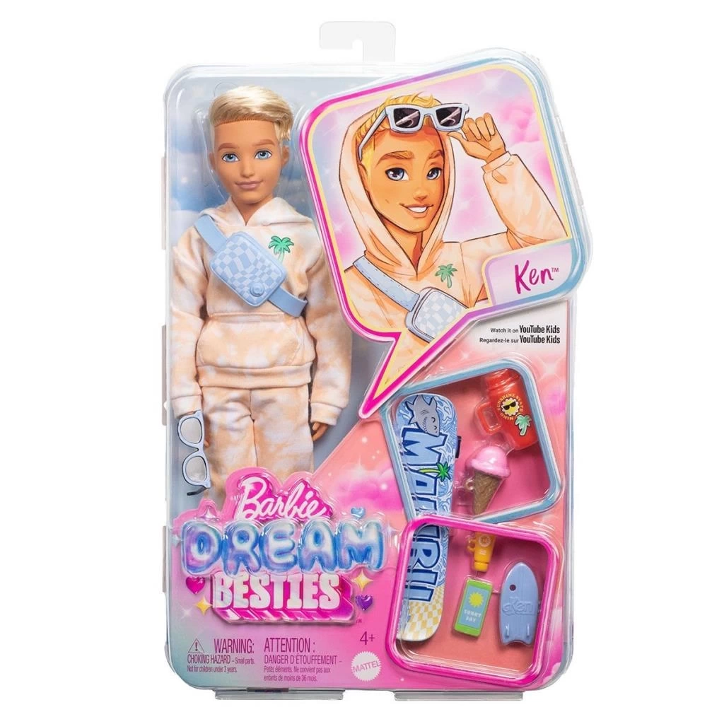 Nessiworld JDD75 Barbie Dream Besties Ana Karakter Bebek Ken