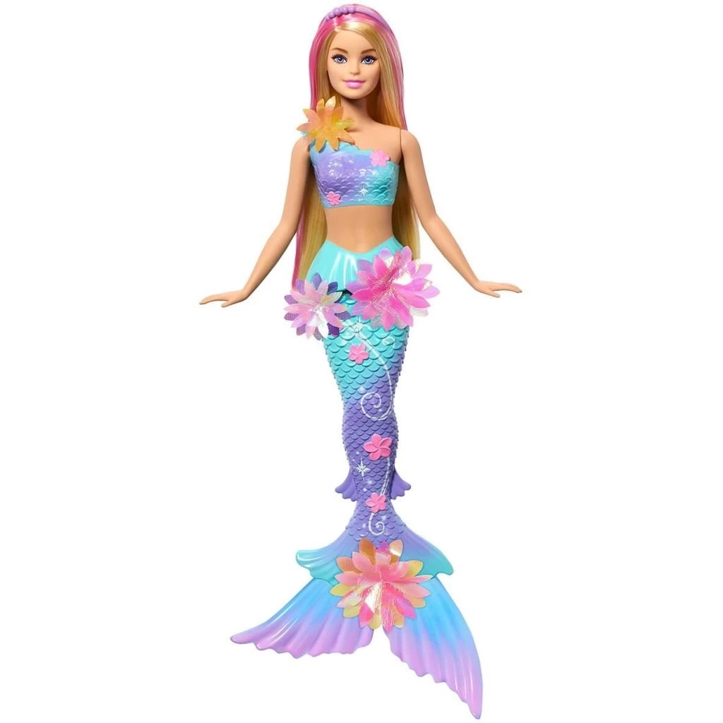 Nessiworld JDM72 Barbie Büyülü Çiçekler Deniz Kızı - Flower Magic Mermaid