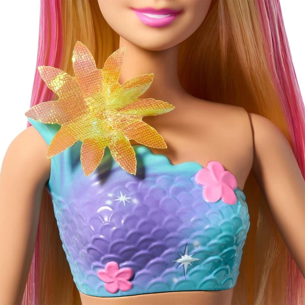 Nessiworld JDM72 Barbie Büyülü Çiçekler Deniz Kızı - Flower Magic Mermaid
