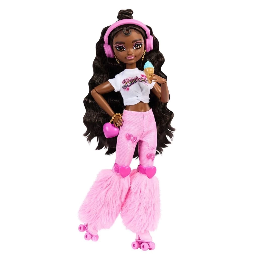 Nessiworld JFX97 Brooklyn-Barbie Dream Besties Paten Partisi Brooklyn Bebek ve Aksesuarları
