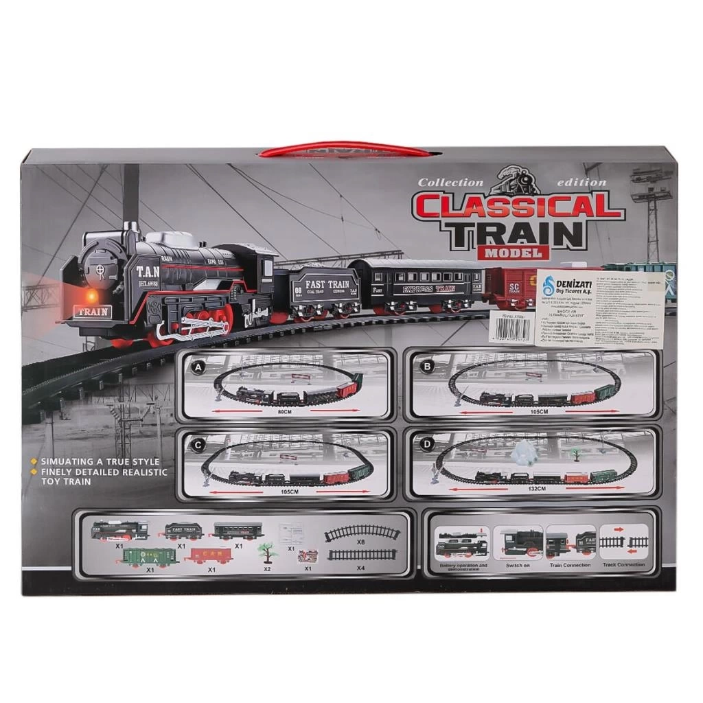 Nessiworld  JHX6687 Sesli Işıklı Tren 26 Parça