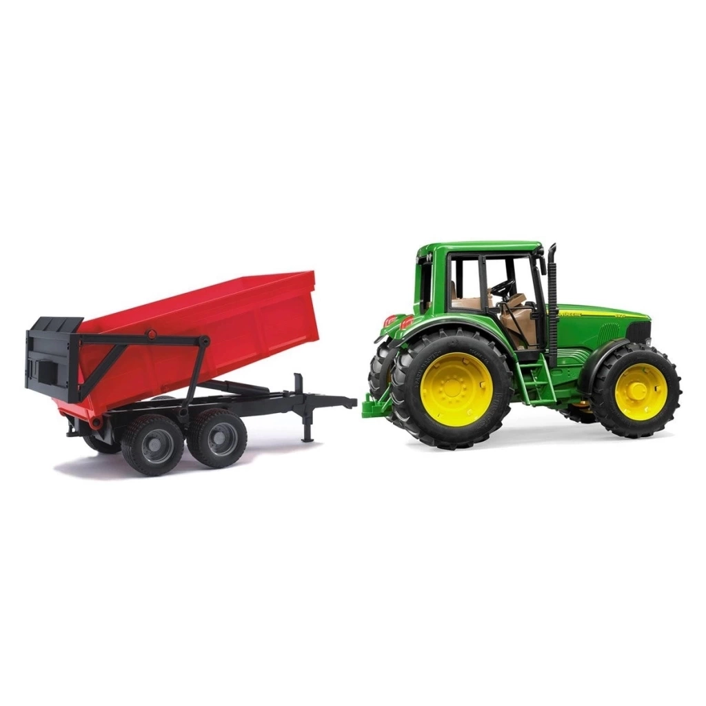 Nessiworld John Deere 6920 Traktör Ve Kırmızı Römorku