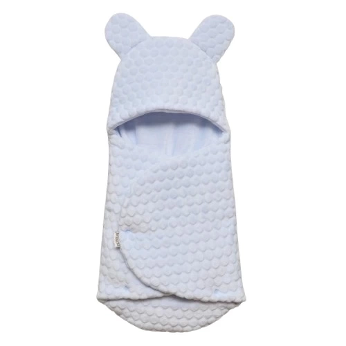 Nessiworld   Kabartmalı Velboa Kundak 95025 Mavi