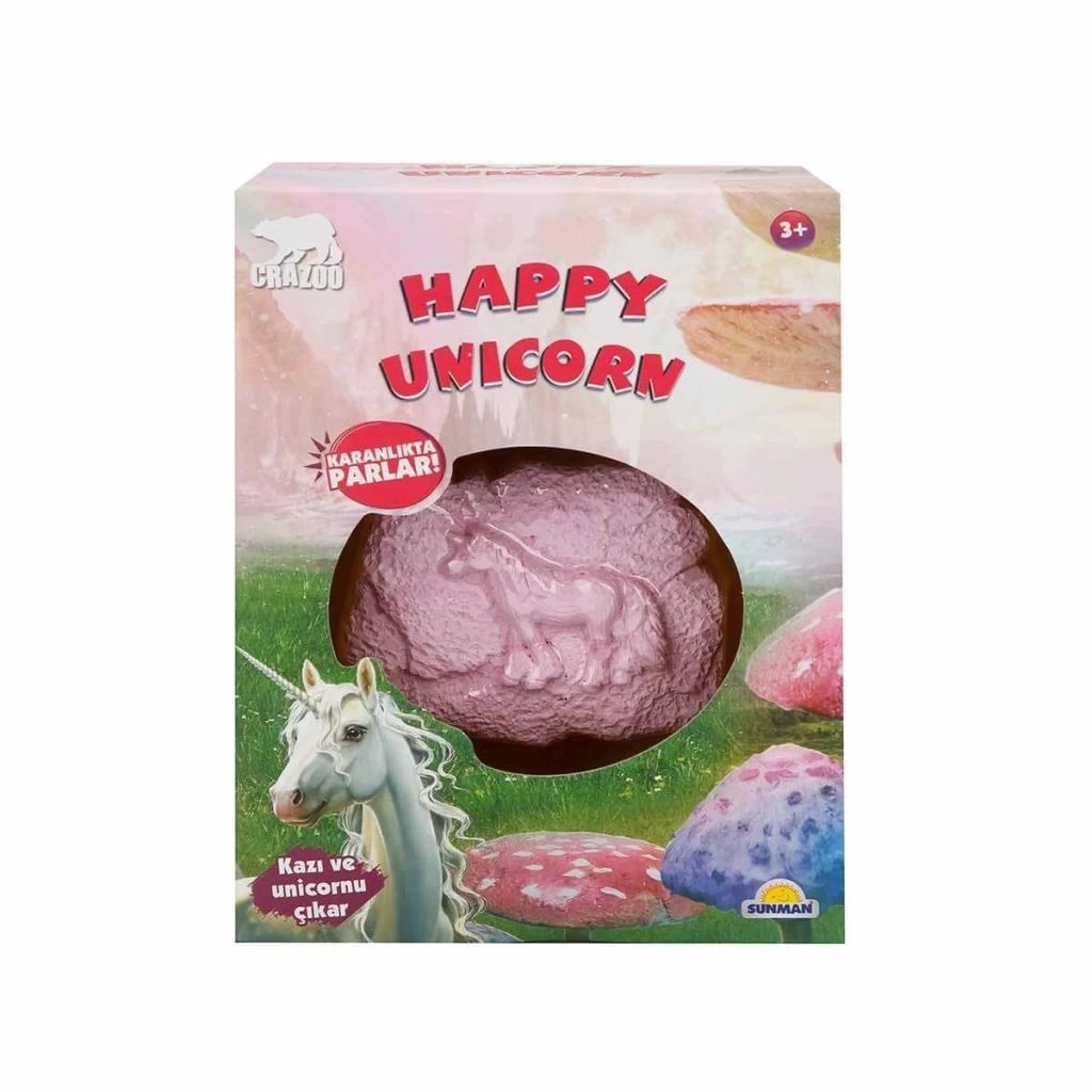 Nessiworld   Karanlıkta Parlayan Unicorn Fosil Kazı Seti