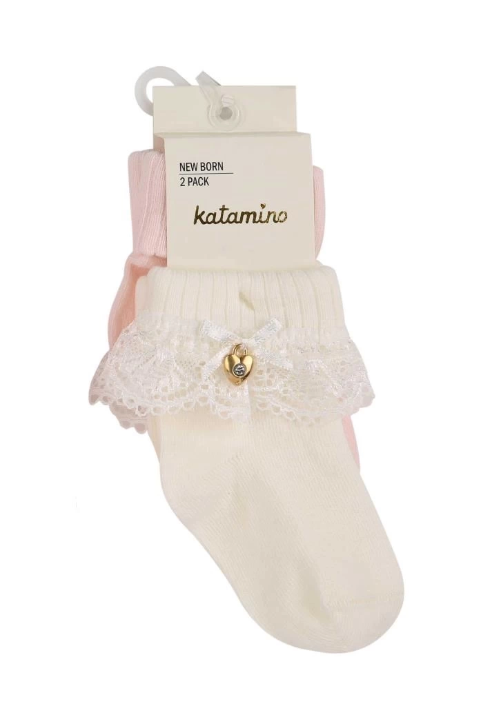 Nessiworld Katamino Amy 2li Aks. Bebek Soket K44024 Asorti