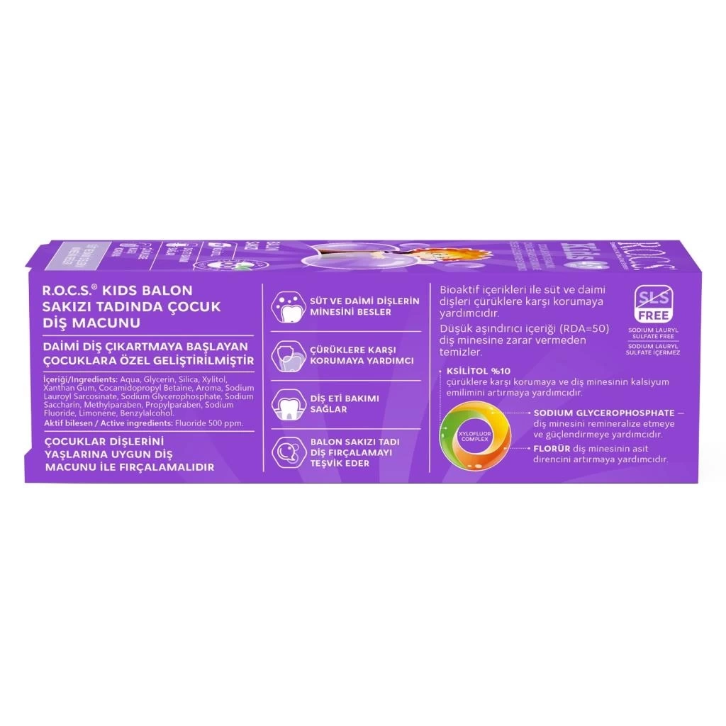 Nessiworld  .Kids Diş Macunu 35ml 4-7 Yaş Sakız